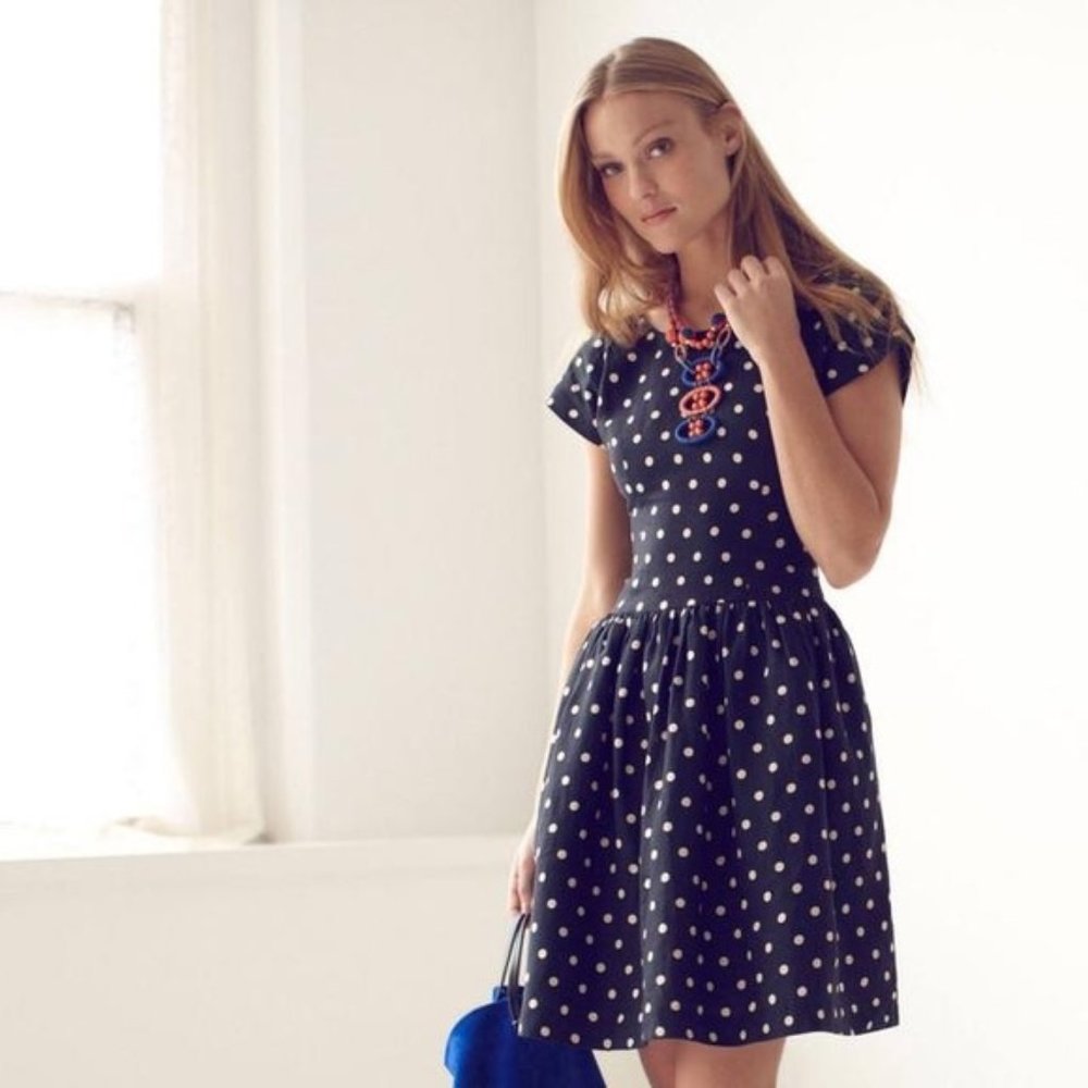 Anthropologie Lili’s Closet Dropped Dots Dress